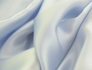 Silk Charmeuse Fabric - Light Blue