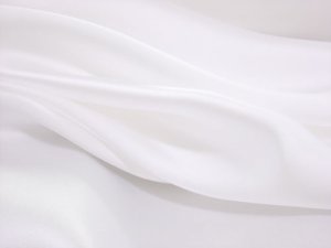 Silk Charmeuse Fabric - White