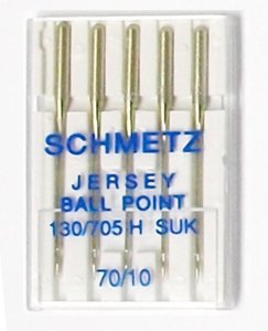 Schmetz Magazine Jersey Ball Point Needles, size 70/10
