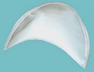 Wholesale Shoulder Pad #569 - 1/4" Covered Set-in Pad - White, 100 pairs