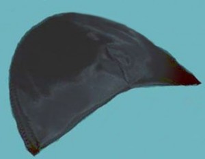 Wholesale Shoulder Pad #627 - 1/2" Covered Raglan pad - Black, 100 pairs