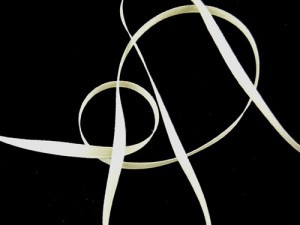 Silk Satin Ribbon 1/8" Ivory