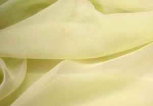 Silk Chiffon Fabric - Lt. Yellow-Green