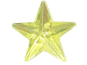 Wholesale Acrylic Jewels - Light Jonquil Sew-In Gemstone - Star, 16mm - 144 jewels