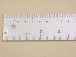 Lance Straight Edge Ruler EM - 30cm x 2.54cm