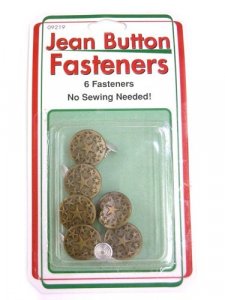 Sullivans- Jean Button Fasteners 09219