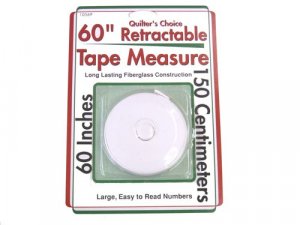 Sullivans Retractable Tape Measure, White 60"