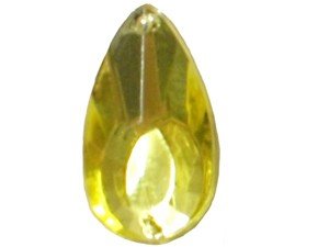 Wholesale Acrylic Jewels - Jonquil Sew-In Gemstone - Tear Drop, 13x22mm - 144 jewels