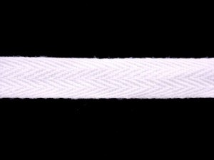 Wholesale Twill Tape - 1/2" Cotton White, 300 yds
