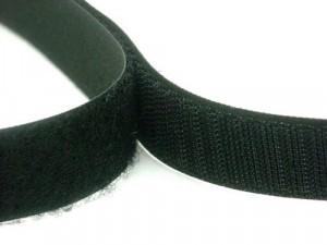 Hook & Loop - 1" Sew In Black