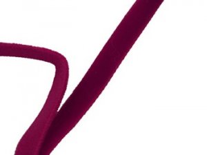 Velvet Ribbon - Wine - 1/4" wide