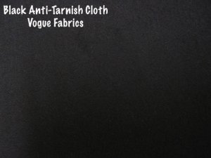 Anti-Tarnish Silver Cloth - Black