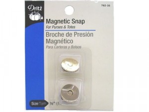 Dritz Magnetic Snap -Gold 1/2"