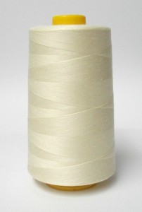Wholesale Serger Cone Thread - Off White 701  -    50 spools per case - 4000yds per spool
