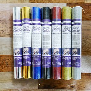Power Shine Glitter by Sew Much Cosplay - Vinyl-backed Iron-on glitter fabric