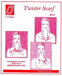 L.J. Designs #117, Twister Scarf