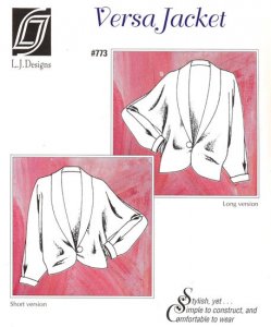 L.J. Designs #773 - Versa Jacket Sewing Pattern