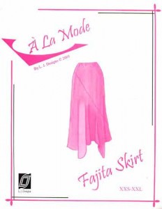 L.J. Designs "A La Mode" Fajita Skirt Sewing Pattern