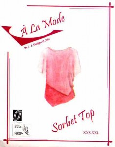 L.J. Designs "A La Mode", Sorbet Top