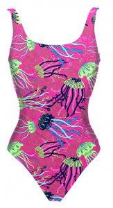 Swim & Sport Print Fabric - Jellyfish