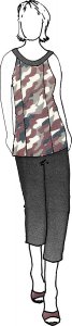 VF222-33 Identity Charcoal - Dark Heather Grey Rayon Double Jersey Knit fabric