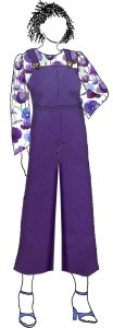 VF231-46 Intrigue Twill - Dark Regal Purple Poly-Cotton Fabric