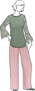 VF233-41 Tidal Blush - Pale Rose Linen-weave Rayon Fabric