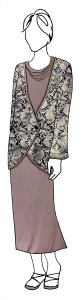 VF235-29 Nature Mauve - Pale Mauve Modal Jersey Knit Fabric