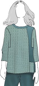 VF241-11 Saint Grid - Seafoam Honeycomb Knit Fabric