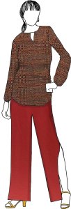 VF245-08 Grimoire Rust - Supple Ponte de Roma Lightweight Double Knit Fabric