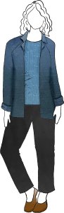 VF252-17 Shiitake Peekaboo - Pale Teal Eyelet Crinkled Polyester Knit Fabric
