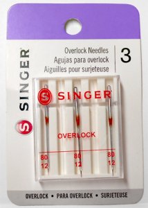 Singer- Universal Regular Point Overlock Needles 2151  -   80/12