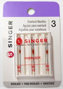 Singer- Universal Regular Point Overlock Needles 2151  -   80/12