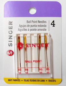 Singer- Ball Point Needles 4812 - 80/11