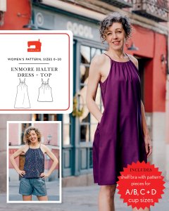 Liesl + Co - Enmore Halter Dress + Top Sewing Pattern