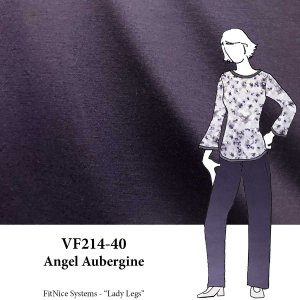 VF214-40 Angel Aubergine - Pale Eggplant Wide Rayon Jersey Fabric