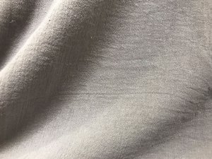 VF214-46 Angel Silver - Warm Grey Crinkled Cotton Gauze Fabric