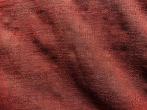 VF215-02 Pompeii Crinkle - Rust Colored Distressed  Lightweight Twill Fabric