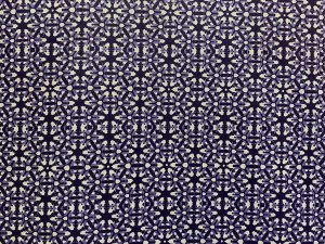 VF215-22 Quake Fractals - Combed Cotton Shirting with Grey-Purple-Black Small Print Fabric by Tori Richards