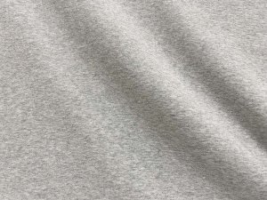 VF215-23 Quake Comfy Extra Wide Heathered Grey Organic Cotton Sweatshirt Knit Fabric