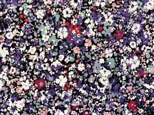 VF215-25 Quake Garden - Colorful and Wide Rayon Jersey Fabric