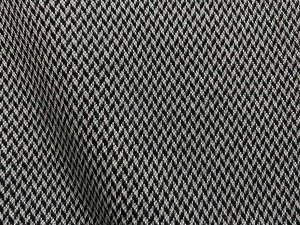 VF216-31 Donner Shimmer - Silver and Black Italian Double Knit Fabric
