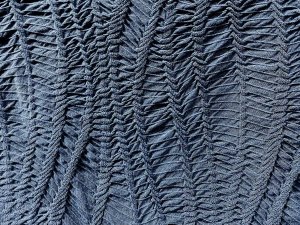 VF221-05 Adamas Caliste - Pale Indigo Ruched Knit Fabric by Telio