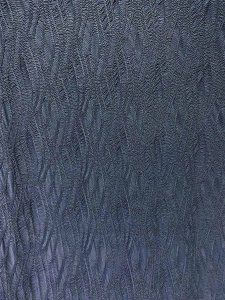 VF221-05 Adamas Caliste - Pale Indigo Ruched Knit Fabric by Telio - showing long piece for repeat
