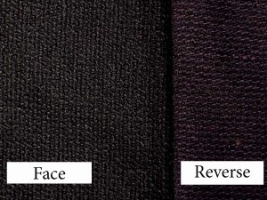 VF221-22 Royale Luxe - Black and Plum Italian Wool Bouclé Coating Fabric