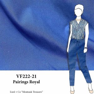 VF222-21 Pairings Royal - Royal Blue Poly-Cotton Wide Broadcloth Fabric