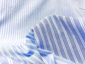 VF224-31 Euro Classique - Indigo and White Cotton Shirting Fabric