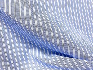 VF224-31 Euro Classique - Indigo and White Cotton Shirting Fabric