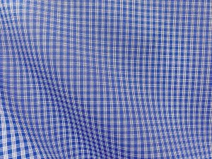 VF224-34 Euro Check - Royal Classic Cotton Shirting Fabric