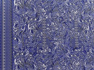 VF224-36 Euro Paisley - Polyester Venice Knit Fabric with Border